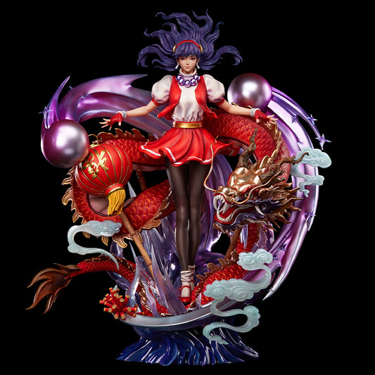 SNK Fatal Fury Legend KOF Collectible-Grade Large Resin Statue -Athena Asamiya