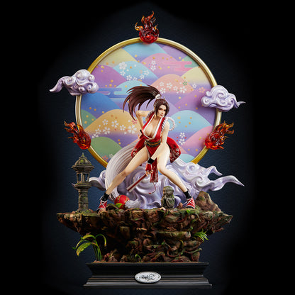 SNK Fatal Fury Legend KOF Collectible-Grade Large Resin Statue -Mai Shiranui