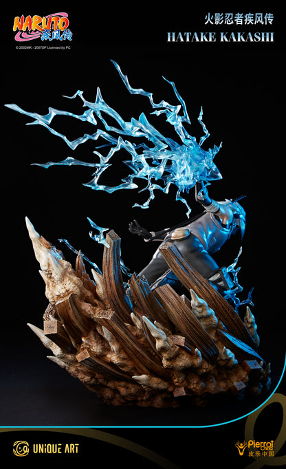 Naruto: Shippuden Hatake Kakashi Statue - Raikiri Bursts Forth, the Ultimate Charm of the Copy Ninja, by UNiQUE ART