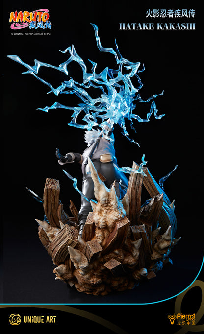 Naruto: Shippuden Hatake Kakashi Statue - Raikiri Bursts Forth, the Ultimate Charm of the Copy Ninja, by UNiQUE ART