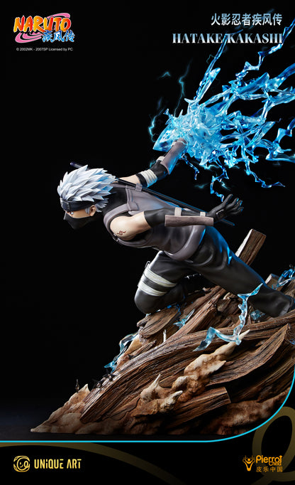Naruto: Shippuden Hatake Kakashi Statue - Raikiri Bursts Forth, the Ultimate Charm of the Copy Ninja, by UNiQUE ART