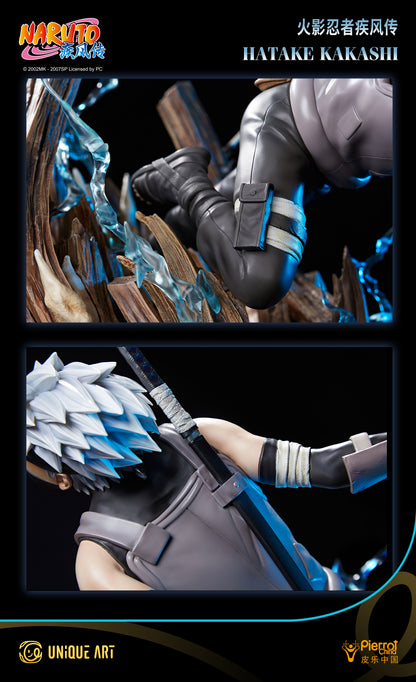 Naruto: Shippuden Hatake Kakashi Statue - Raikiri Bursts Forth, the Ultimate Charm of the Copy Ninja, by UNiQUE ART