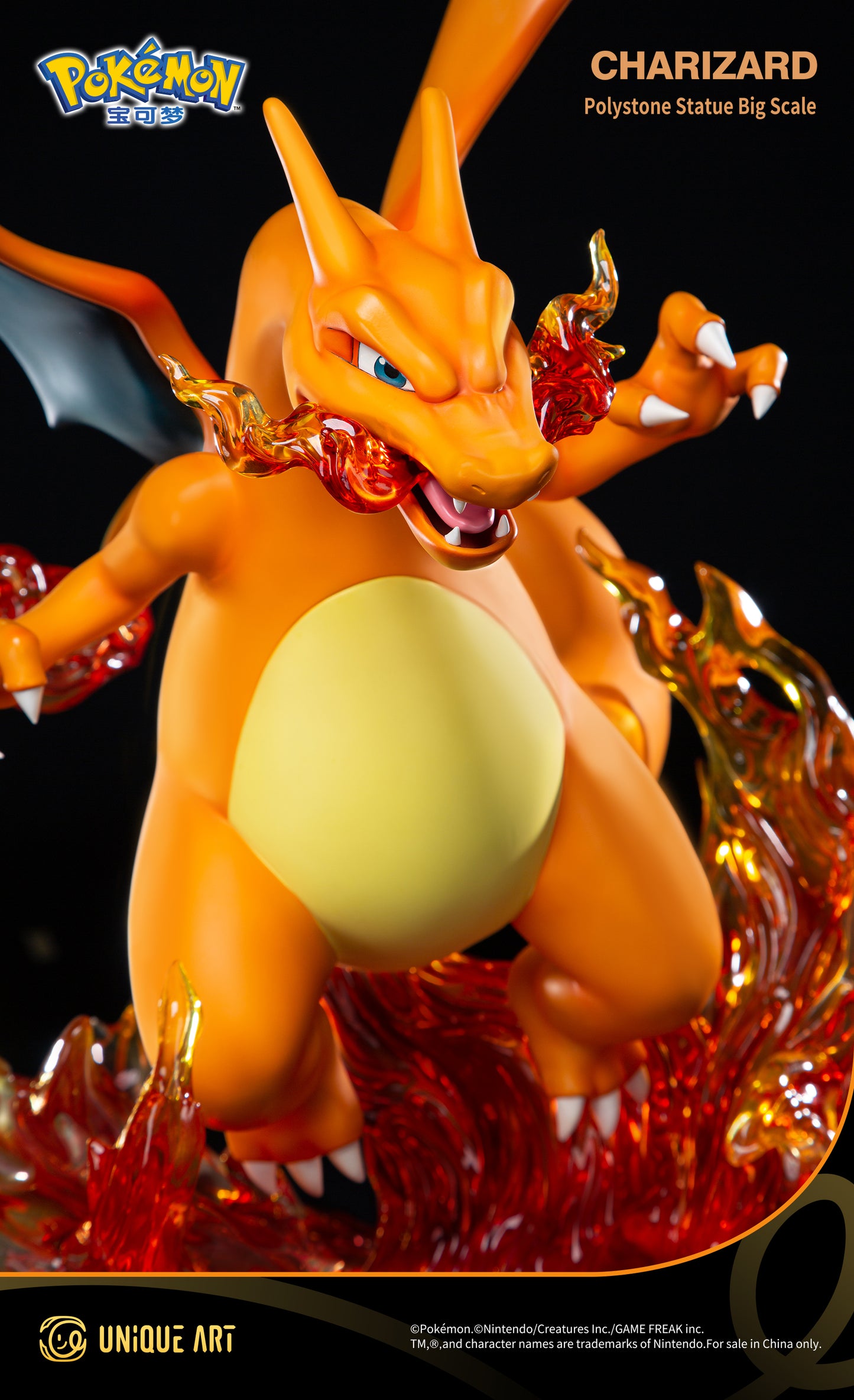 Pokémon Charizard Statue - A Symbol of Burning Passion from Childhood, by UNiQUE ART