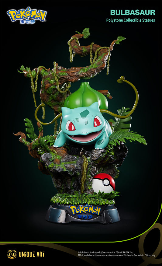 Pokémon Bulbasaur Statue - Forest - Style Cute Pet, Starting a Fantastic Pokémon Journey, by UNiQUE ART